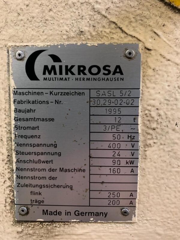 ak machines mikrosa sasl52 cnc centerless grinding