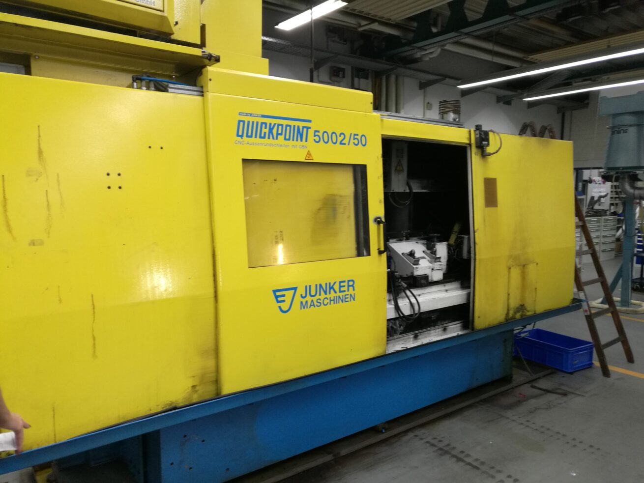 ak machines junker quickpoint 5002/50 cylindrical grinder