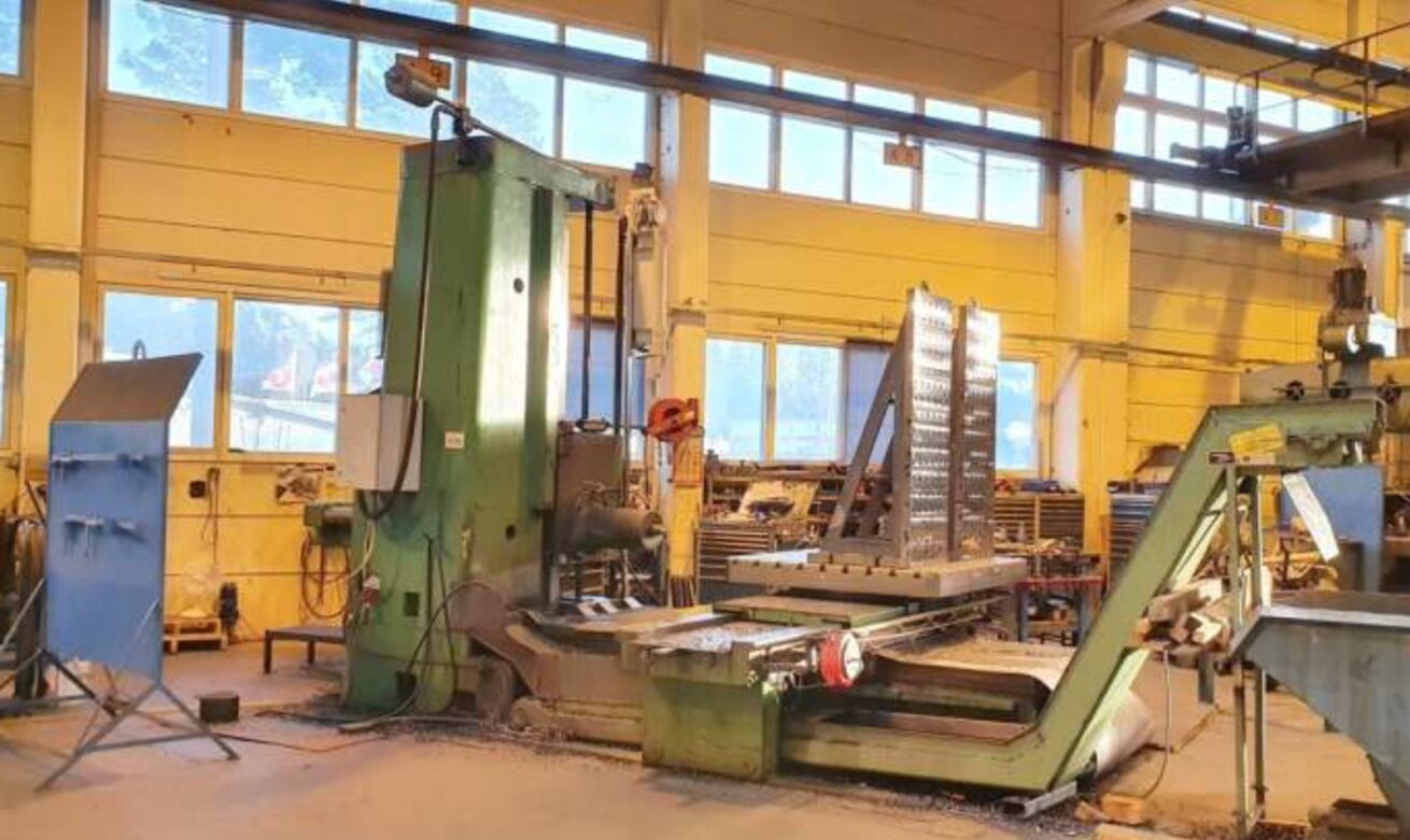 ak machines wotan b130s horizontal boring machine