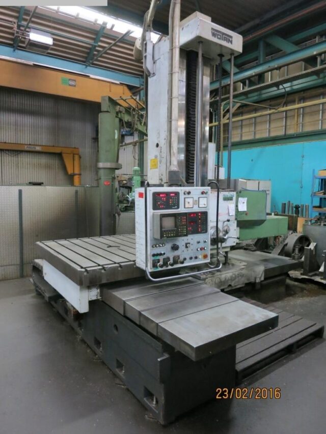 ak machines wotan c 105d horizontal boring machine