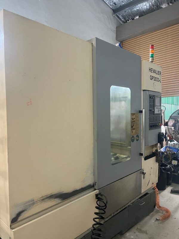 ak machines chevalier qp2033 l 2007 cnc vertical machining center