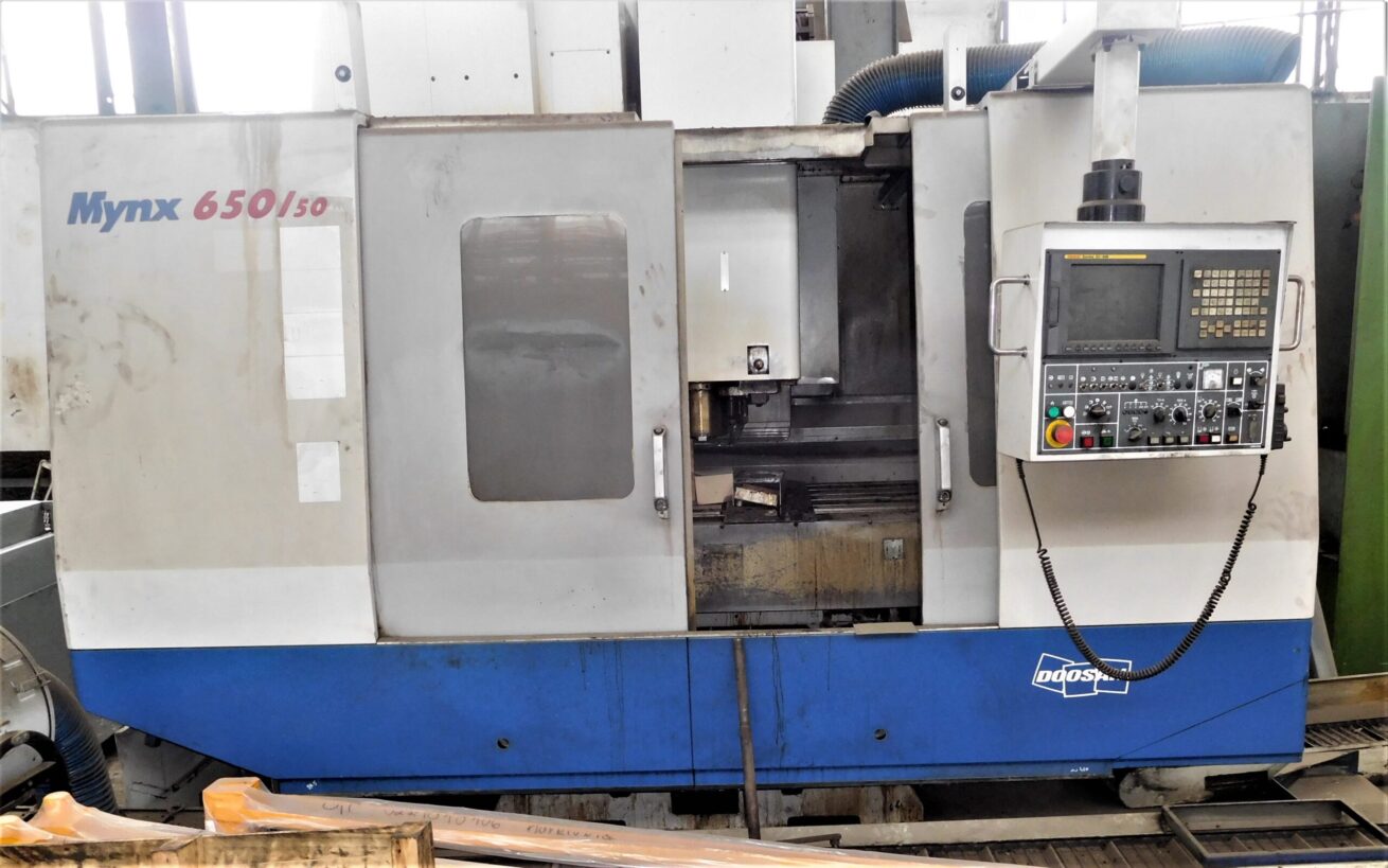 ak machines doosan mynx 650 50 cnc vertical machining center