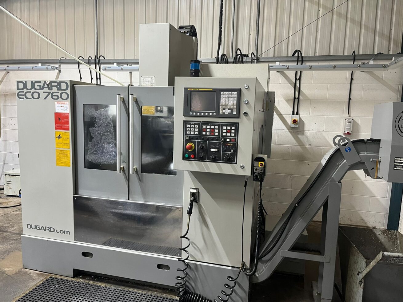 ak machines dugard eco 760 cnc vmc