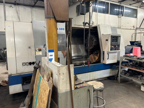 ak machines daewoo puma 500 cnc horizontal lathe