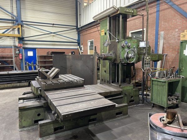 ak machines sacem mst 90 horizontal boring machine