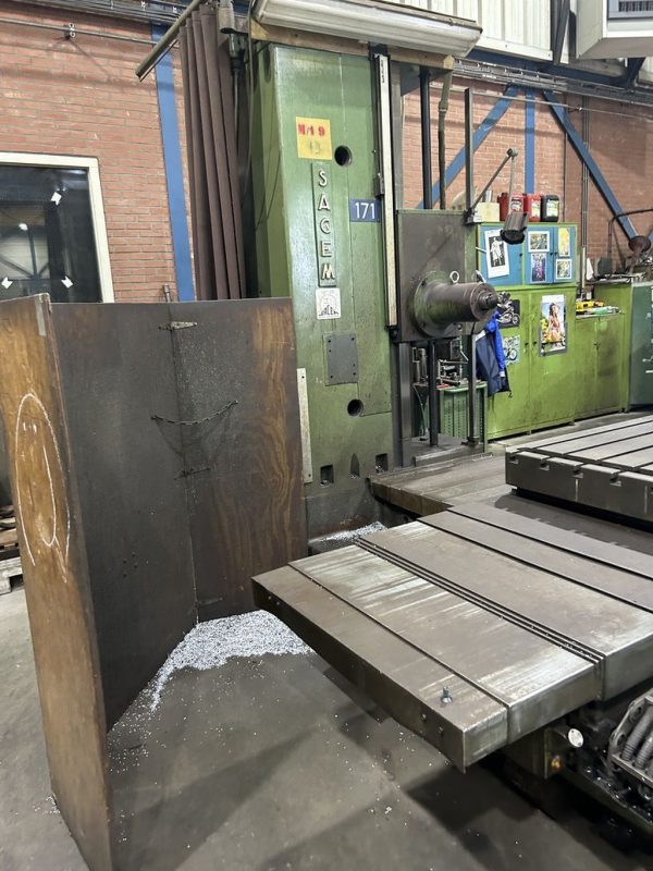 ak machines sacem mst 90 horizontal boring machine