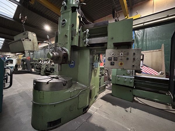 ak machines schiess kef 80 vertical turning lathe