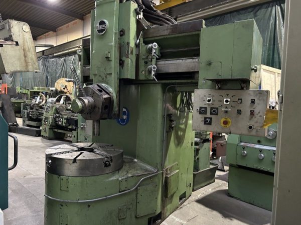 ak machines schiess kef 80 vertical turning lathe