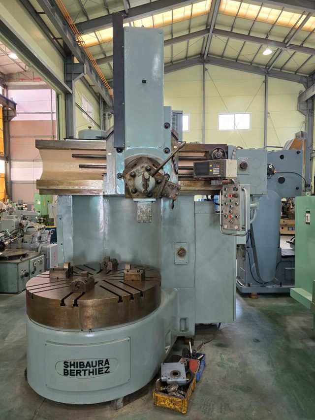 ak machines toshiba tbj 13 vertical turret lathe