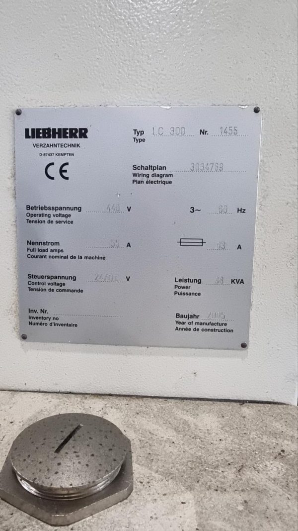 ak machines liebherr lc 300 cnc gear hobbing