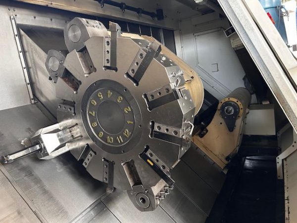 ak machines hwacheon hi tech 700 cnc horizontal lathe