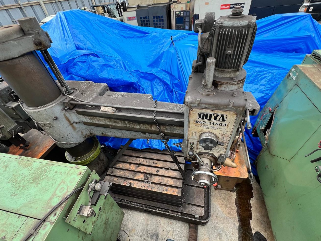 ak machines ooya re2 1450a radial drill