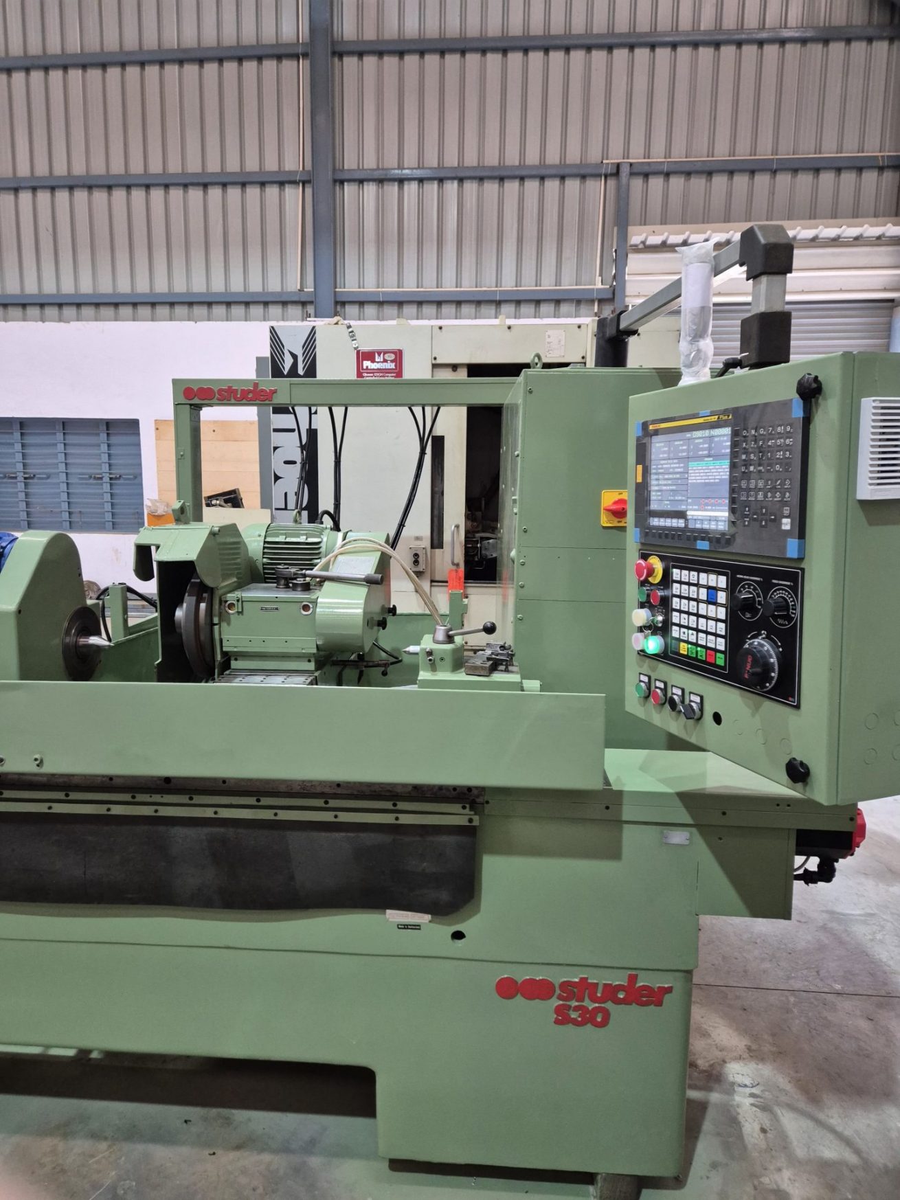 ak machines studer s30 cnc cylindrical grinder