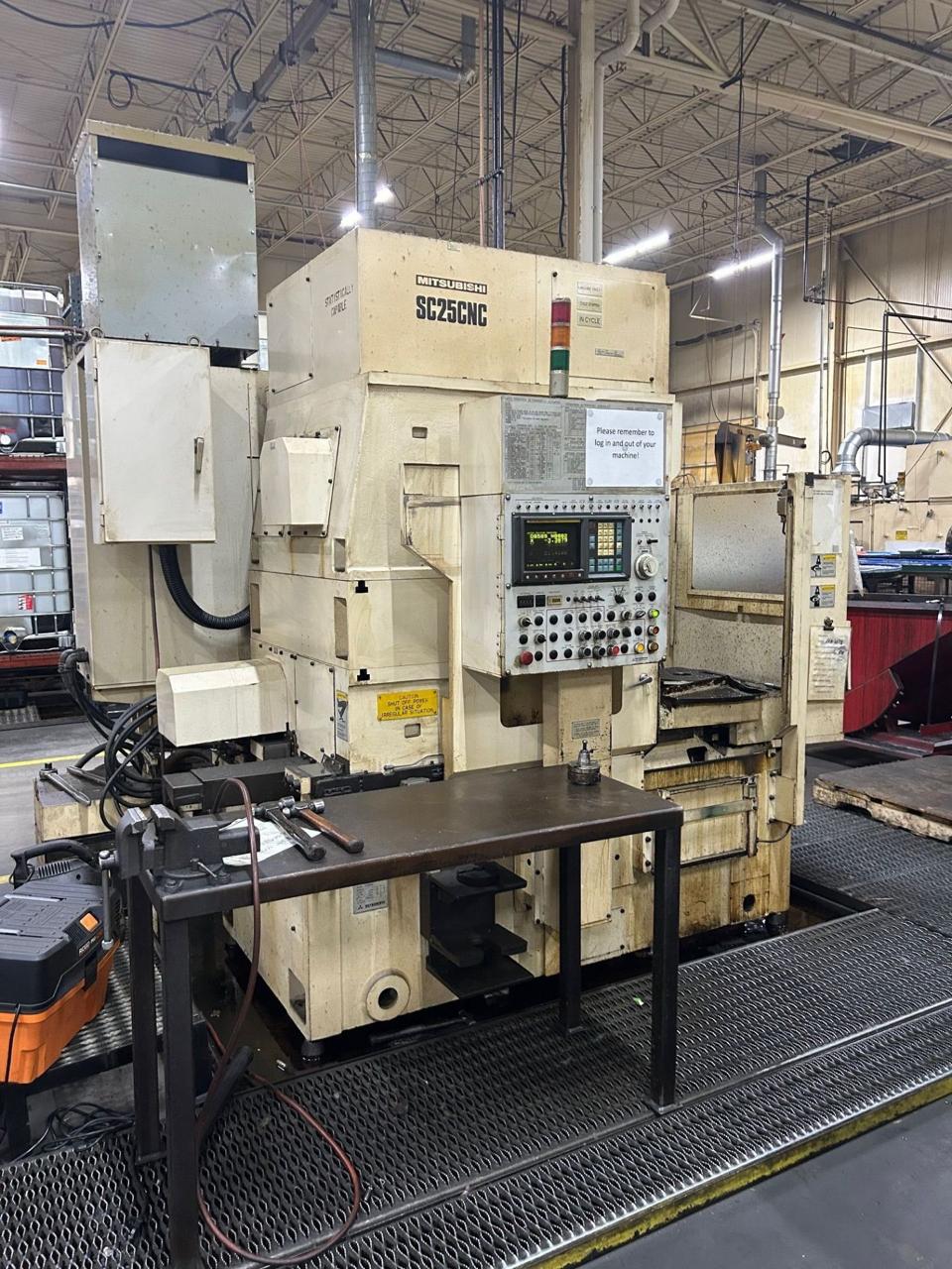 ak machines mitsubishi sc 25 cnc gear shaper