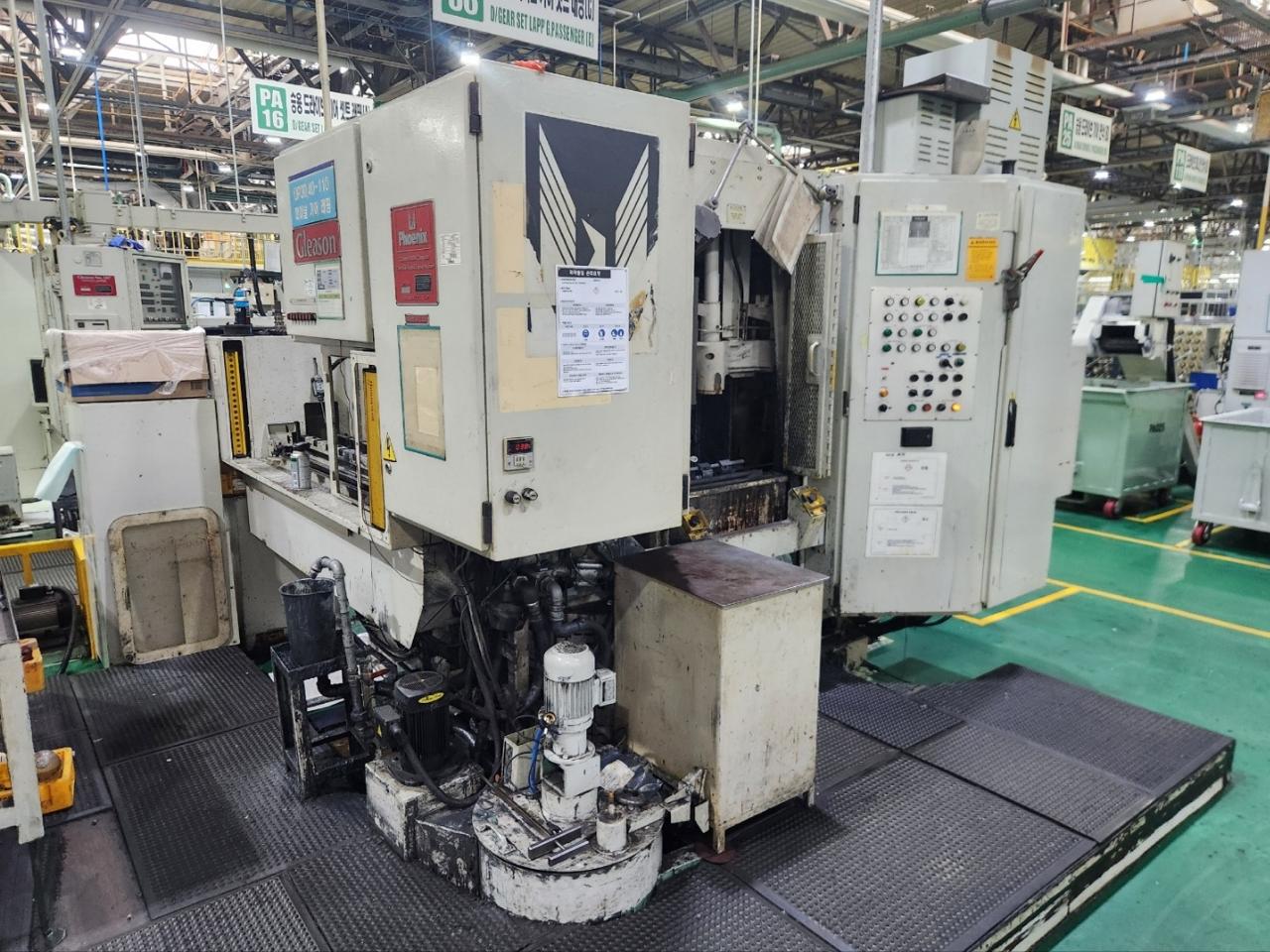 ak machines gleason 500hl cnc hypoid gear lapper