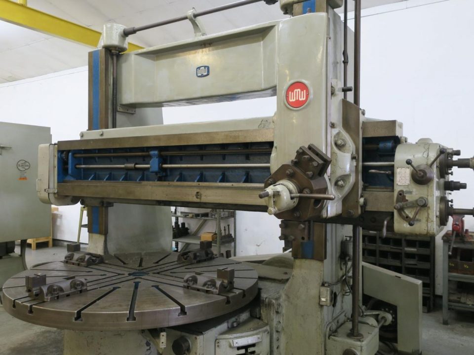 ak machines wmw dkz 2000 vertical turret lathe
