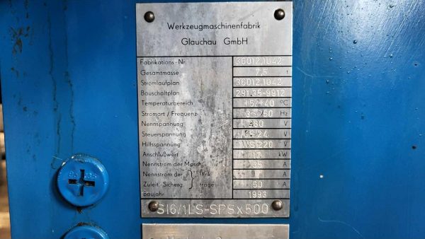 ak machines glauchau s16 1ls spsx500 internal grinder