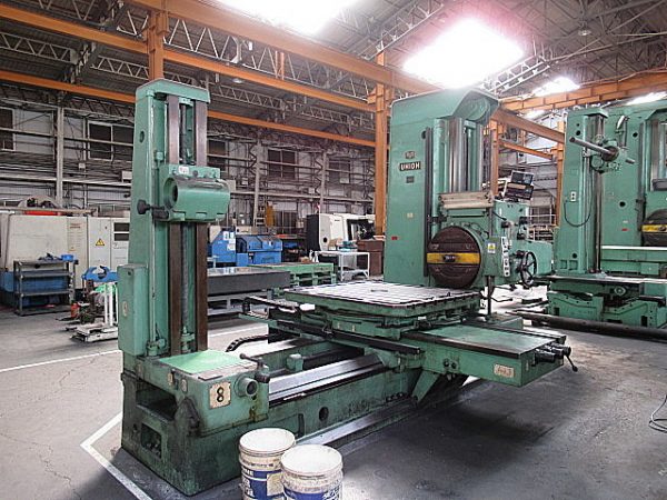 ak machines union bft 100 iv horizontal boring