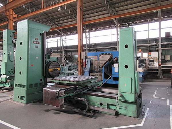 ak machines union bft 100 iv horizontal boring