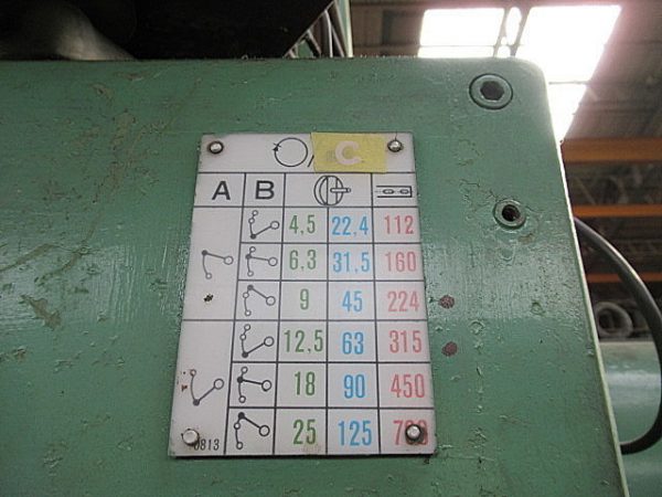 ak machines union bft 100 iv horizontal boring