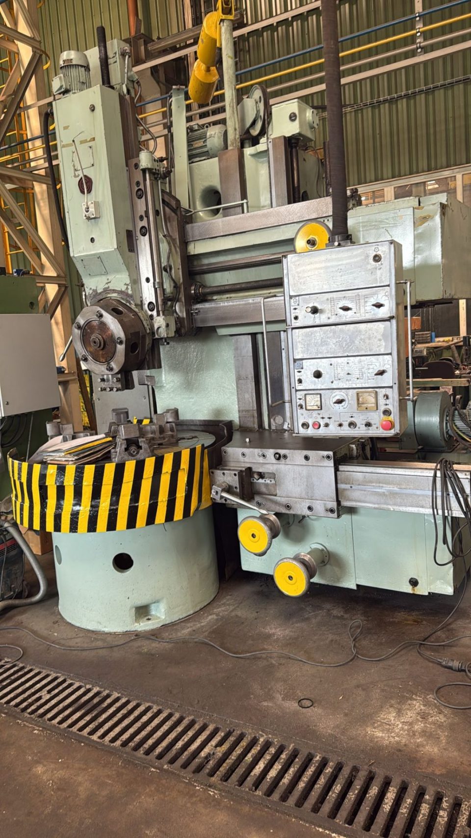 ak machines vtl sedin 1512 vertical turret lathe