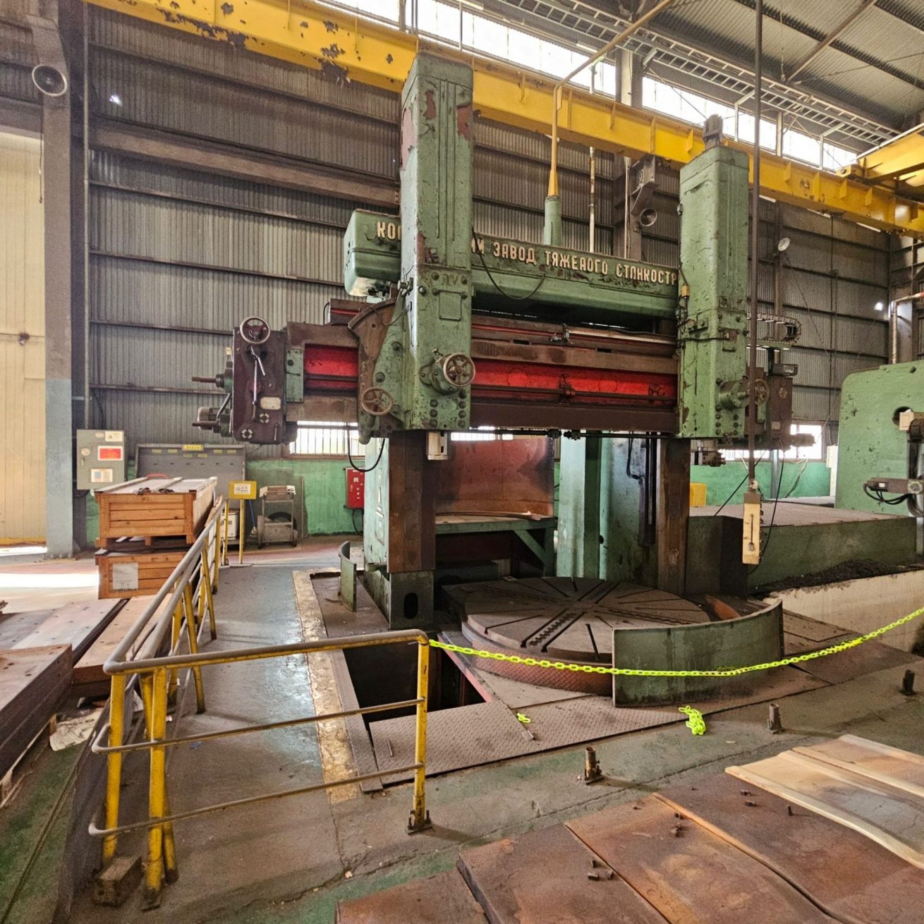 ak machines sedin 1525 vertical turret lathe