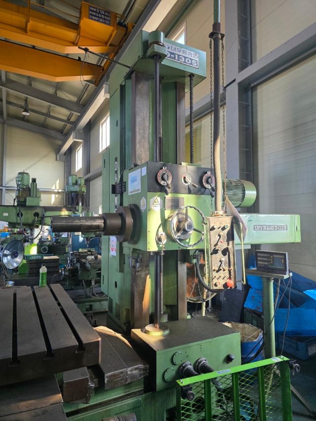 ak machines daewoo d130s horizontal boring machine