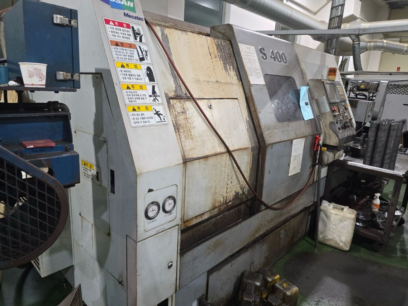 ak machines doosan s400 cnc lathe