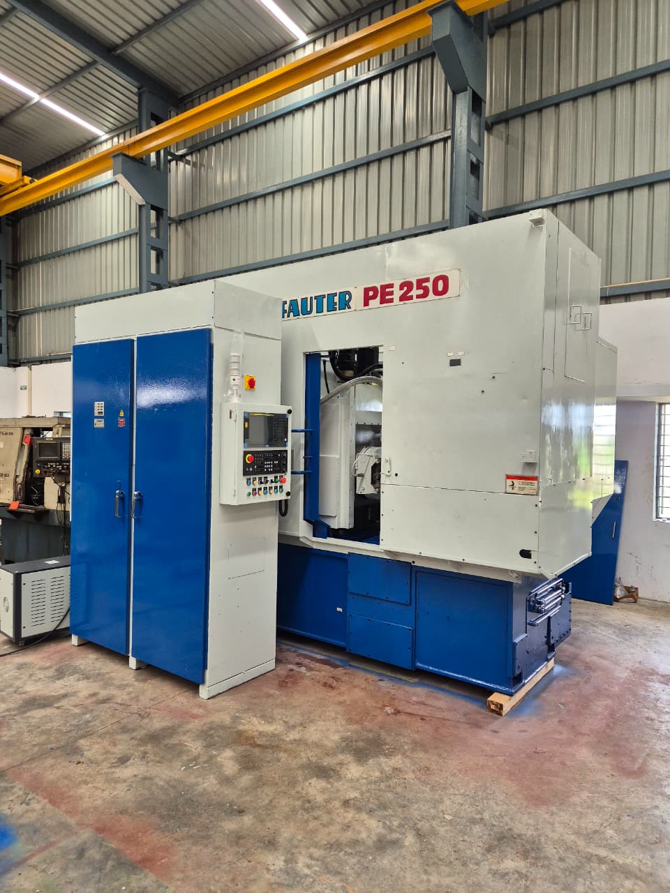 ak machines pfauter pe 250 cnc gear hobbing