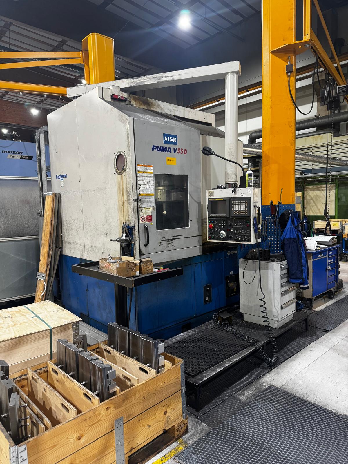 ak machines daewoo v550 cnc vtl