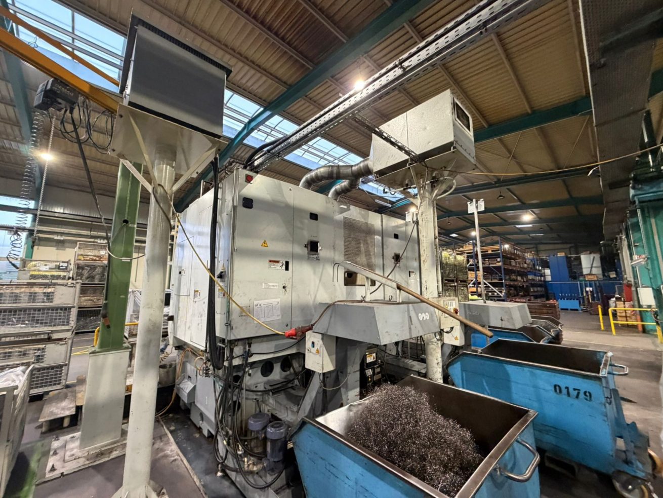 ak machines doosan v740t double cnc vtl