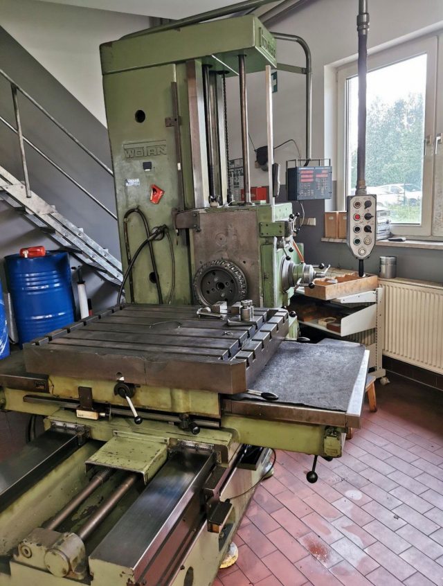 ak machines wotan b 75 horizontal boring mill