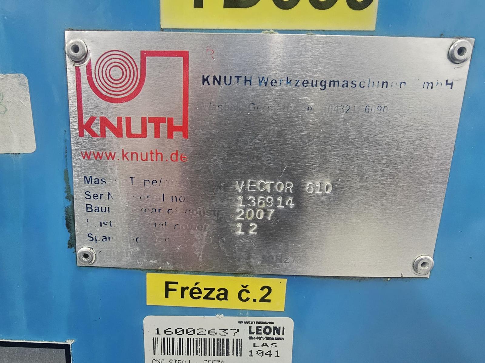 ak machines knuth vector 610 vertical machining center