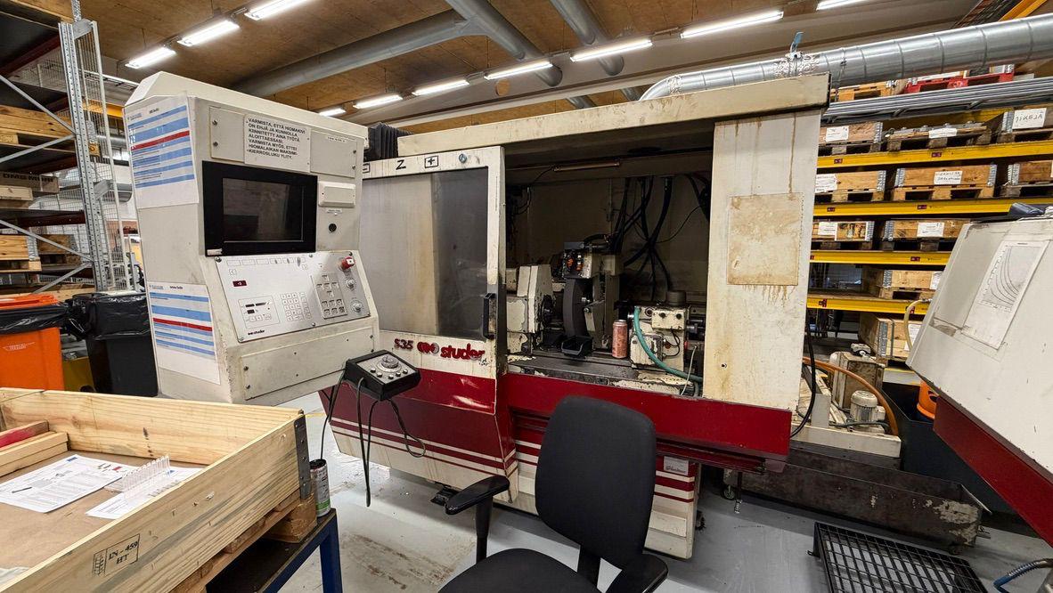 ak machines studer s35 cnc cylindrical grinding