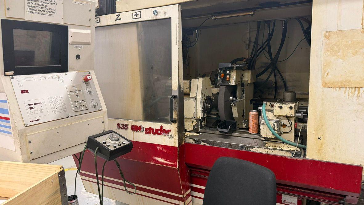 ak machines studer s35 cnc cylindrical grinding